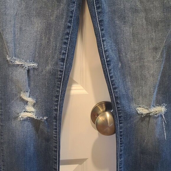 Mother The Swooner Ankle Fray Jeans Size 25 In Weekend Warrior, Distressed - Picture 2 of 16